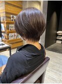 甲子園口/髪質改善/ショート/ハイライト/酸性ストレート