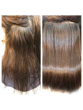 エトネ ヘアーサロン 仙台駅前(eTONe hair salon) 猫っ毛＋癖は強い＋ダメージは出したくないパターンのストレート