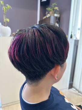 イースト(YEAST) ショート×ポイントカラー