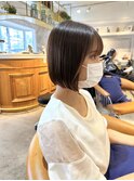 髪質改善縮毛矯正韓国風前髪韓国風ボブ吉祥寺イノアカラー