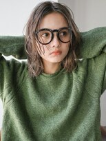 ディッセンバー 神宮前(December)&nbsp;ベージュ/オリーブ/パーマ風/ミディアム