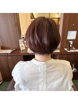 シャンプー ボーイ 宮崎柳丸店(SHAMPOO BOY) 丸みショートボブ