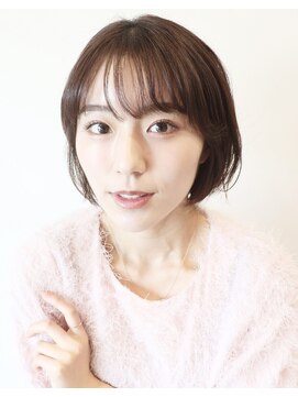 アイ(I.) 【 Ｉ. 】30代からのナチュラル前下がりショートボブ　川口