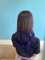 グロース バイ レイ 一宮西店(growth by RAY) 紫は色落ちが綺麗なので、長くカラーを楽しめます！