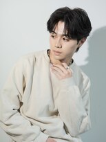 エムスラッシュ 横浜元町店(M.SLASH)&nbsp;カルマパーマ/ダークアッシュ/センターパート/元町