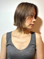 ヴヴ(Bub)&nbsp;short bob/ショートボブ　顔周りレイヤー　ブラウンカラー