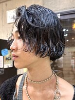 ナループロアオハナ(Nalu pu loa ohana) メンズボブパーマ/ニュアンスパーマ/フェミニンボブ/メンズヘア