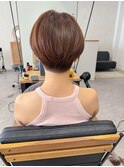 マッシュショートバックスタイル
