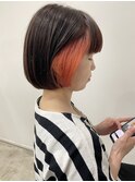 インナーオレンジ+ミニボブ