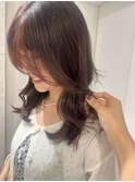 イメチェンヘアスタイル前髪カタログこなれミディ