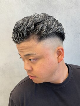 ルースト 西院店(ROOST) 極道パーマ×ホワイトハイライト