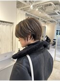 白髪ボカシ×ショート