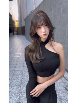 アンジェリカラボ 梅田店(ANGELICA LABO) レイヤー×イルミナカラー×ブリーチなしダブルカラー【川又】