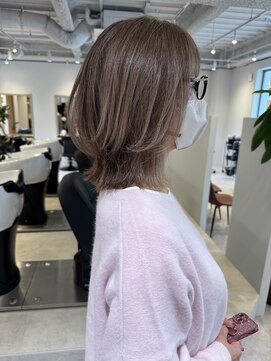 マルフェ 天王寺(marfe) 白髪染めない白髪染めウルフレイヤー白髪ぼかし