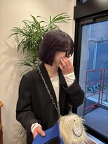 カセット(cassette.)&nbsp;葡萄色カラー/ブリーチカラー/暖色カラー