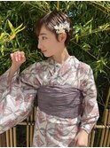 浴衣ヘアセット