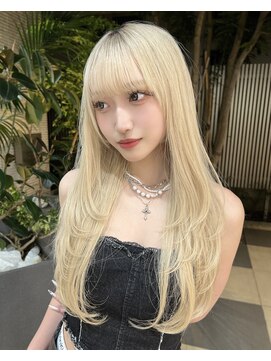 ベル 表参道Terrace(Belle) ★抜きっぱなしブロンド★×ラフにキマるレイヤーカット