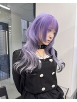 ゴートゥデイ 福岡大名Bellus店(GO TODAY)&nbsp;パープル×ブラックエンドカラー