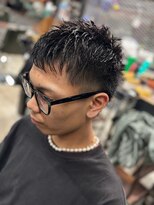 フォーコーナーズカットショップスリーセント 栄(FourCornersCutShop 3/cent)&nbsp;マレットヘア