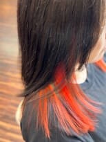 アトリエアルシュ(atelier ARCHE) イヤリングカラーでイメージチェンジ♪インナーカラー,ブリーチ