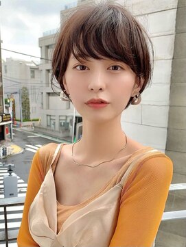 アイドットプラス 札幌大通り(i.+ODORI) 似合わせカットニュアンスカラーナチュラル大人ショートボブ