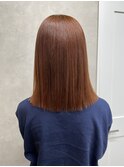 10代20代 オレンジカラー/ブリーチなし/暖色