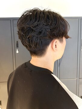 canvas. 川崎 men's メンズ/ハイトーン/ブリーチ ワンカールパーマ