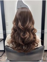 ロア 熊本(LOA)&nbsp;コテ巻き風パーマ　くっきり大きめ