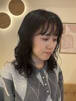 ラヴィズム 名駅店(LUVISM)&nbsp;ボブ/ミディアム/パーマ/艶カラー/レイヤー/顔周りレイヤー