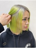 【シルバー×ライムグリーン】