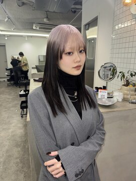 モニカ 原宿店(MONIQA) ホワイトルーツカラー