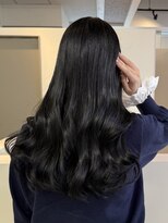 エリンヘア(ELIN hair.) オフブラックカラー/ ブルーブラック/天神美容室