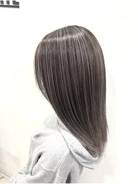 アンダーバーホワイト 阪神西宮店(_WHITE) グレージュ　ハイライト