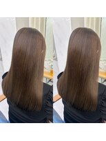 エミン(emyn) 【髪質改善×縮毛矯正】イメチェン 前髪 顔周りカット