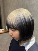 ルル(Lulu)&nbsp;トレンドボブホワイトルーツカラー