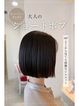 ラシェンテ リセ 西宮北口(La Sente Lycee) 10代20代30代40代オススメスタイル小顔マニッシュボブ