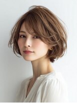 Heart's美人設計と白髪ぼかし専門店 青山表参道店 脱白髪染め/ショートヘア【ハーツ】&nbsp;白髪ぼかし脱白髪染め似合わせショートボブ40代50代60代