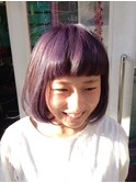 クリアラベンダーボブ
