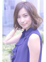 ロエナ(ROENA)&nbsp;クラシカルデジタルパーマバレイヤージュロブ