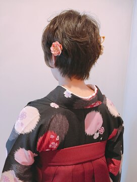 ペイジバイネオリーブ 吉祥寺店(Paige by Neolive) ショートスタイルでできるパーマ風アレンジ