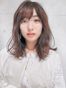 ガーデントウキョウ(GARDEN Tokyo) 【GARDEN 田中麻由】毛先パーマニュアンスカールことりベージュ