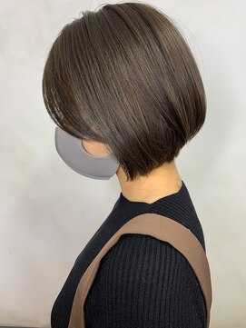 オーストヘアー リュウール(Aust hair Lueur) ヌーディーカーキグレージュ×タンバルモリ　k