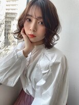 ワンス(Once)&nbsp;once 韓国風ヨシンモリ シースルーバング 外ハネボブ by.KOHEI