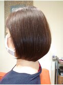 切りっぱなし艶ボブ &nbsp;シナモンベージュ