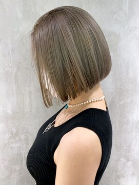 アイティーバイアルバム 下北沢店(IT by ALBUM) ピンクベージュボブ_ショコラベージュボブルフ_ba351011