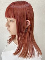 エガク(egaku)&nbsp;レッドカラーロングスタイル