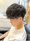 ツーブロックショート<理容室>/京成上野/御徒町/上野]