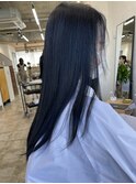 it.Style ブルーブラック ブリーチ無し