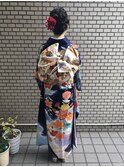 ☆着物ヘアアレンジ アップスタイル☆/30代40代50代