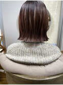 メルティーカラー　切りっぱなし外ハネボブ